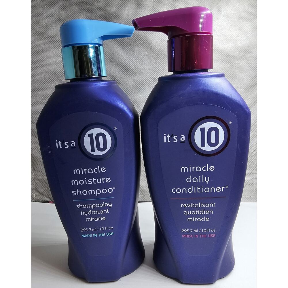 It's a 10 Miracle Moisture Shampoo and Daily Conditioner 10 oz Each NEW